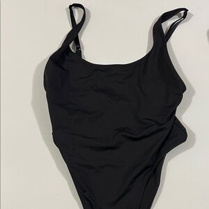 SKIMS Onyx Scoop Neck One Piece